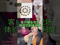 Clienti' Canton Fair'sito espositivo esperienza protesi taglio disco taglio nitidezza