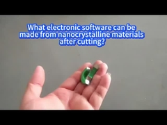 Quale software elettronico può essere realizzato con materiali nanocristallini dopo il taglio?