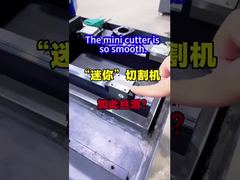 La mini taglierina è così scorrevole.