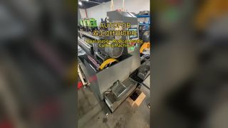 Macchina da taglio per siringhe a doppia stazione