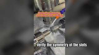 Verificare la simmetria delle asole dopo il taglio?